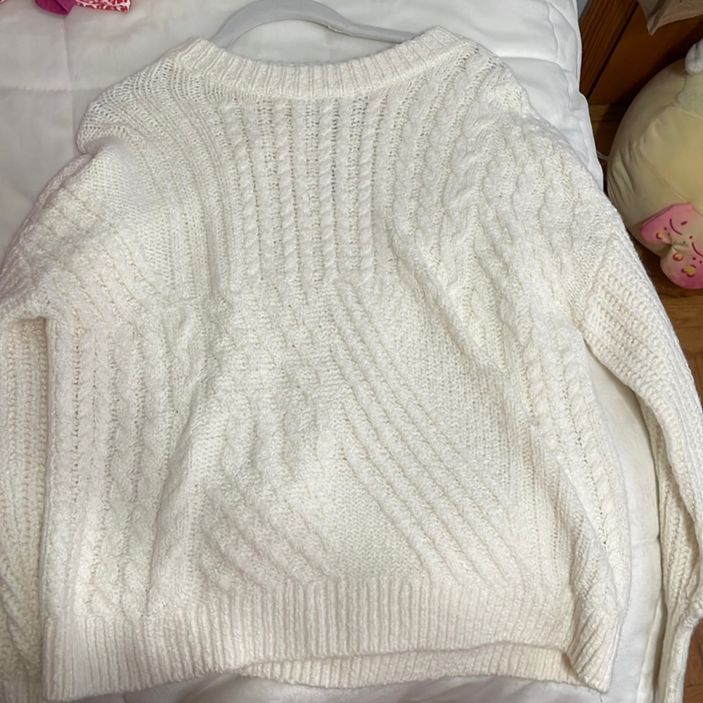 Cream Knitted Sweater